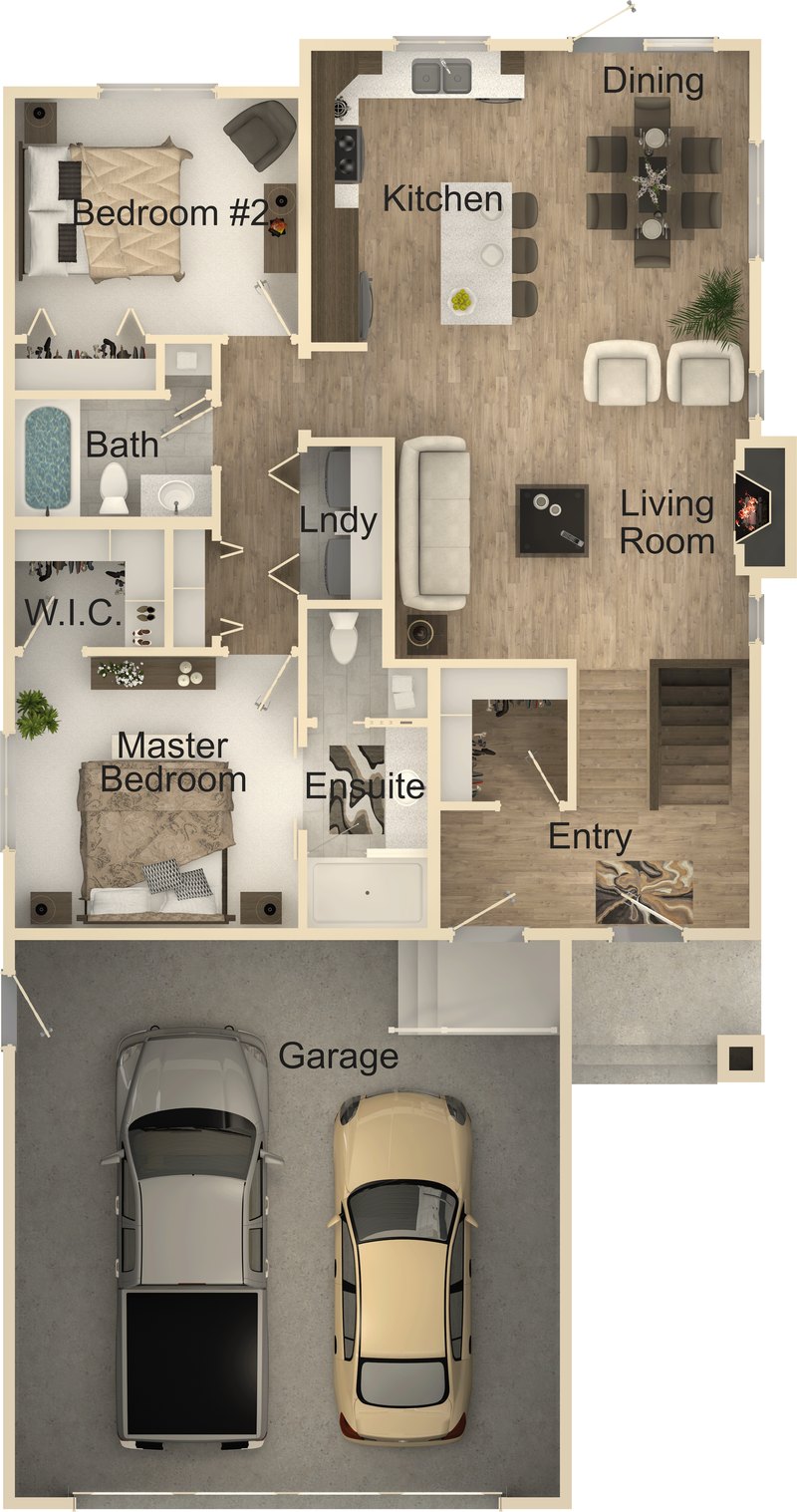 The Garrick floor plan plan