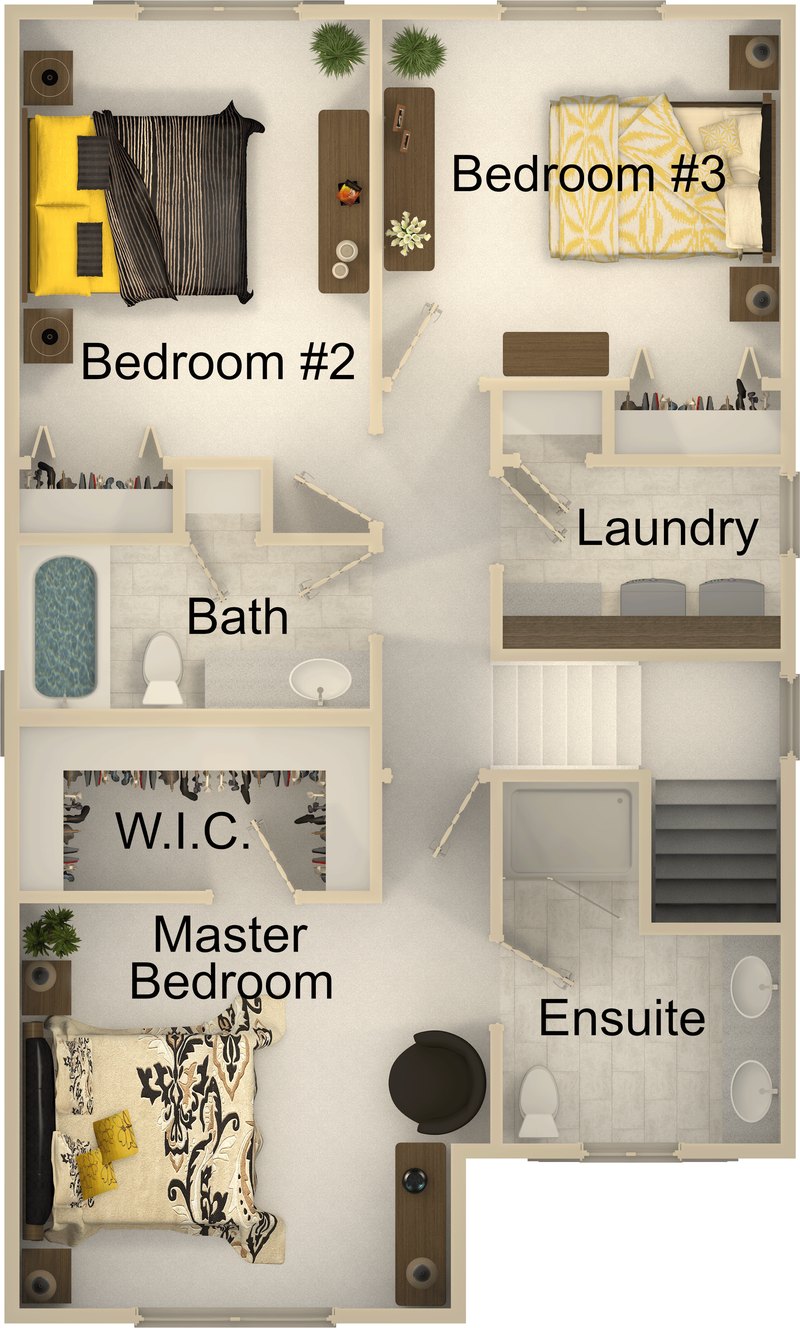 The Inglewood second floor plan