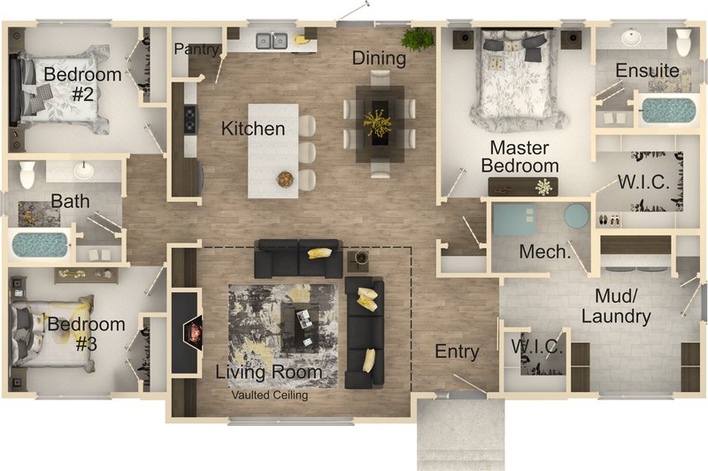 The Norquay floor plan plan