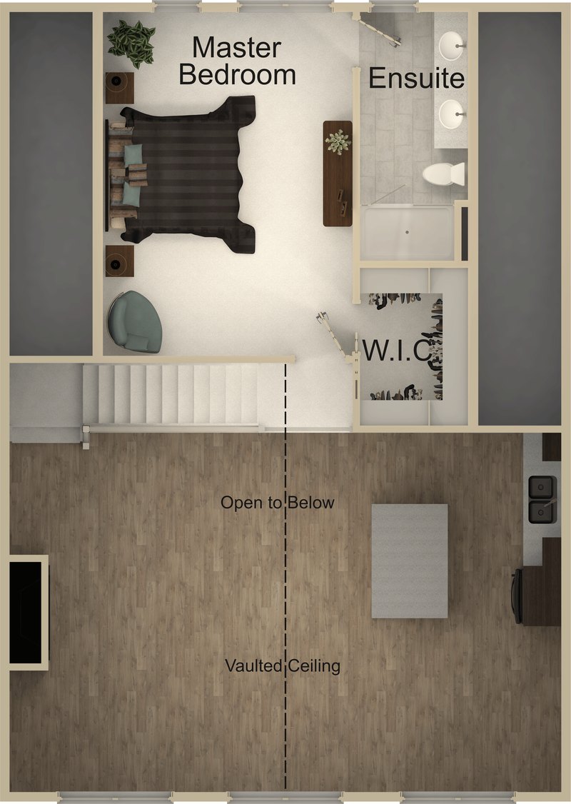 The Timberview second floor plan