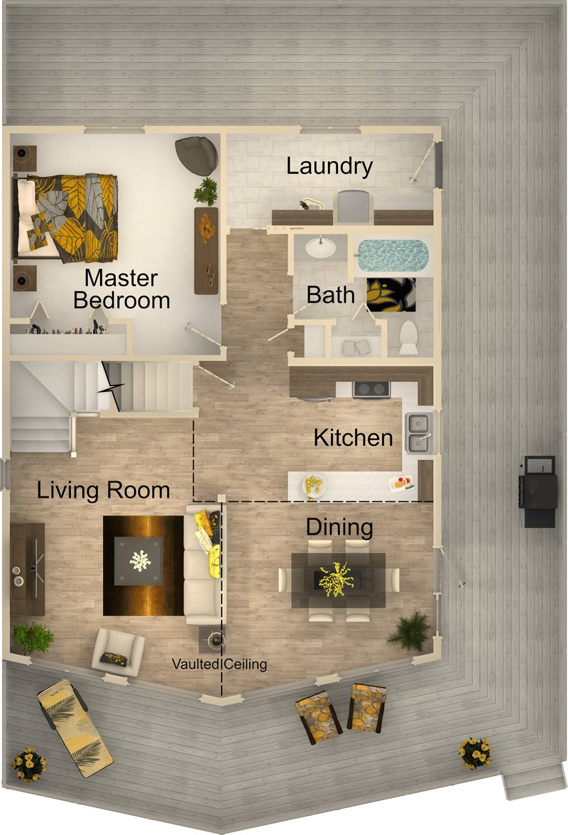 The Williamsburg main floor plan